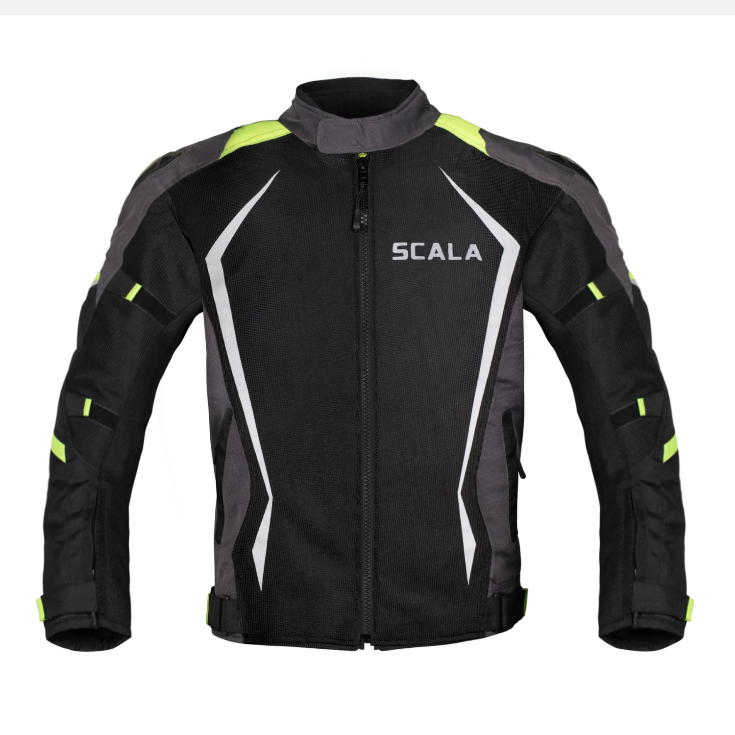 Scala Brave Riding Jacket - Black Neon