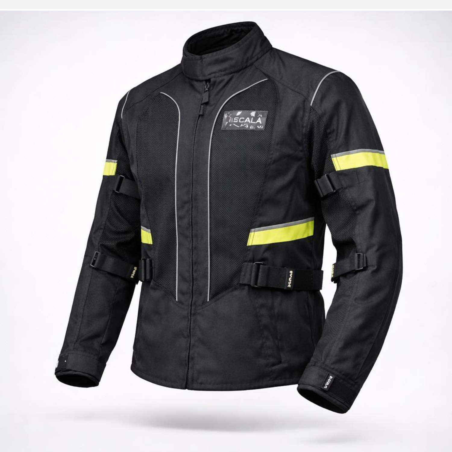 Scala Akira Ladies Riding Jacket Black Neon