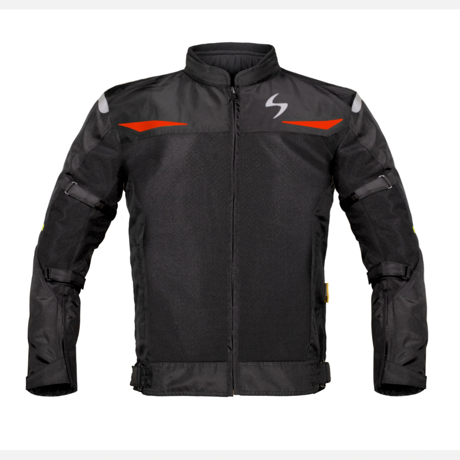 Scala Blaze Riding Jacket - Black and Red