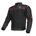 Scala Blaze Riding Jacket - Black and Red