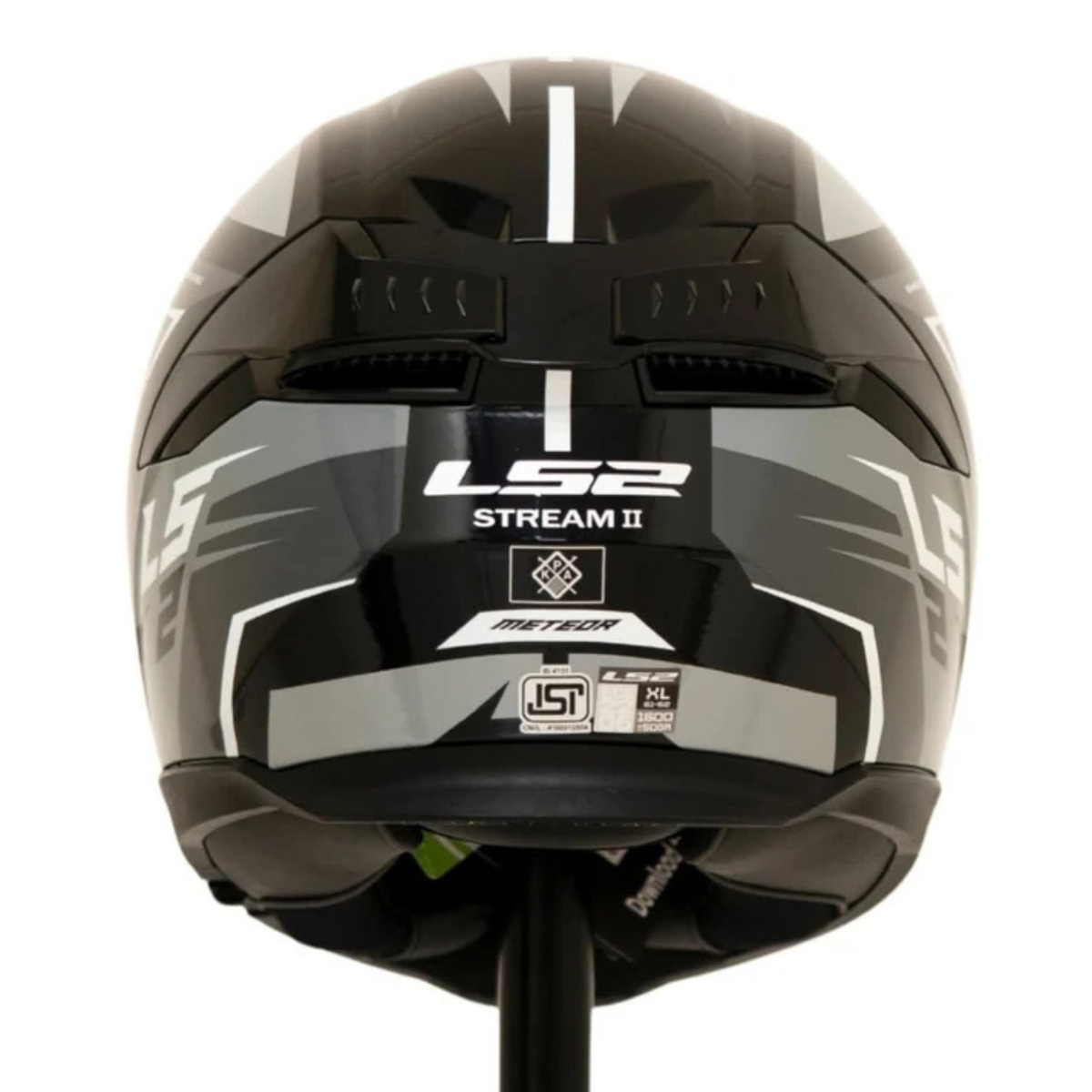 LS2 FF320 STREAM II METEOR BLACK GREY