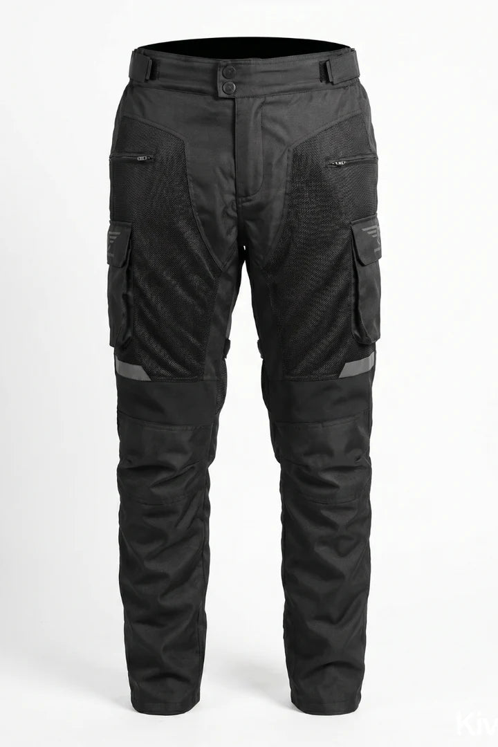 Lone Ranger Addon Riding Pants with Tail Bone Protector- Black