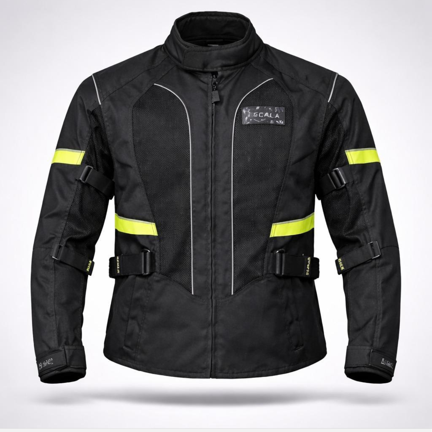 Scala Akira Ladies Riding Jacket Black Neon