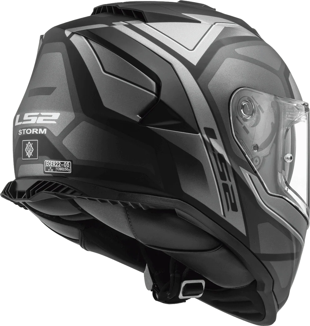 LS2 FF800 STORM II FASTER MATT TITANIUM-06
