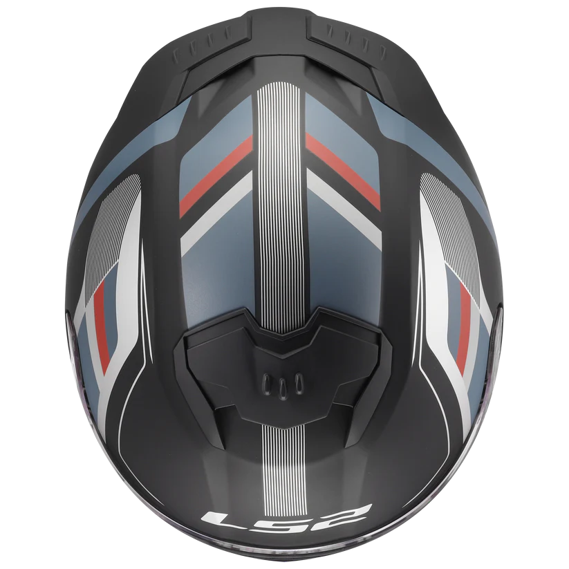 LS2 FF320 STREAM II VINTAGE MATT BLACK GREY RED-06