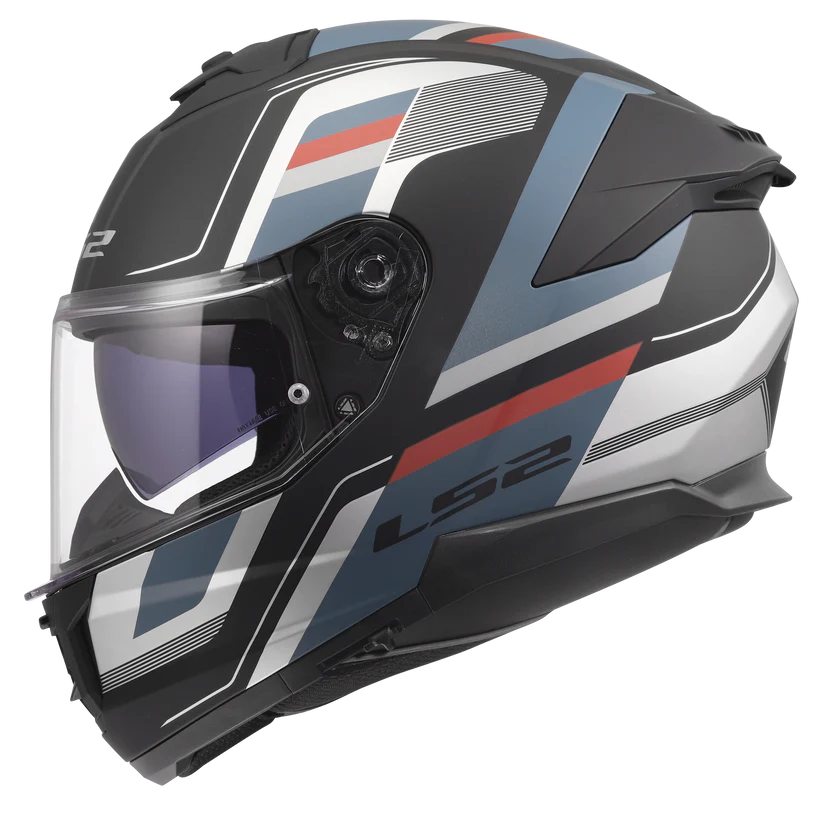 LS2 FF320 STREAM II VINTAGE MATT BLACK GREY RED-06
