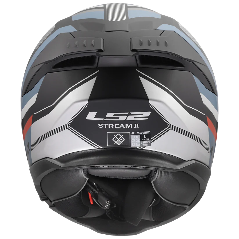 LS2 FF320 STREAM II VINTAGE MATT BLACK GREY RED-06