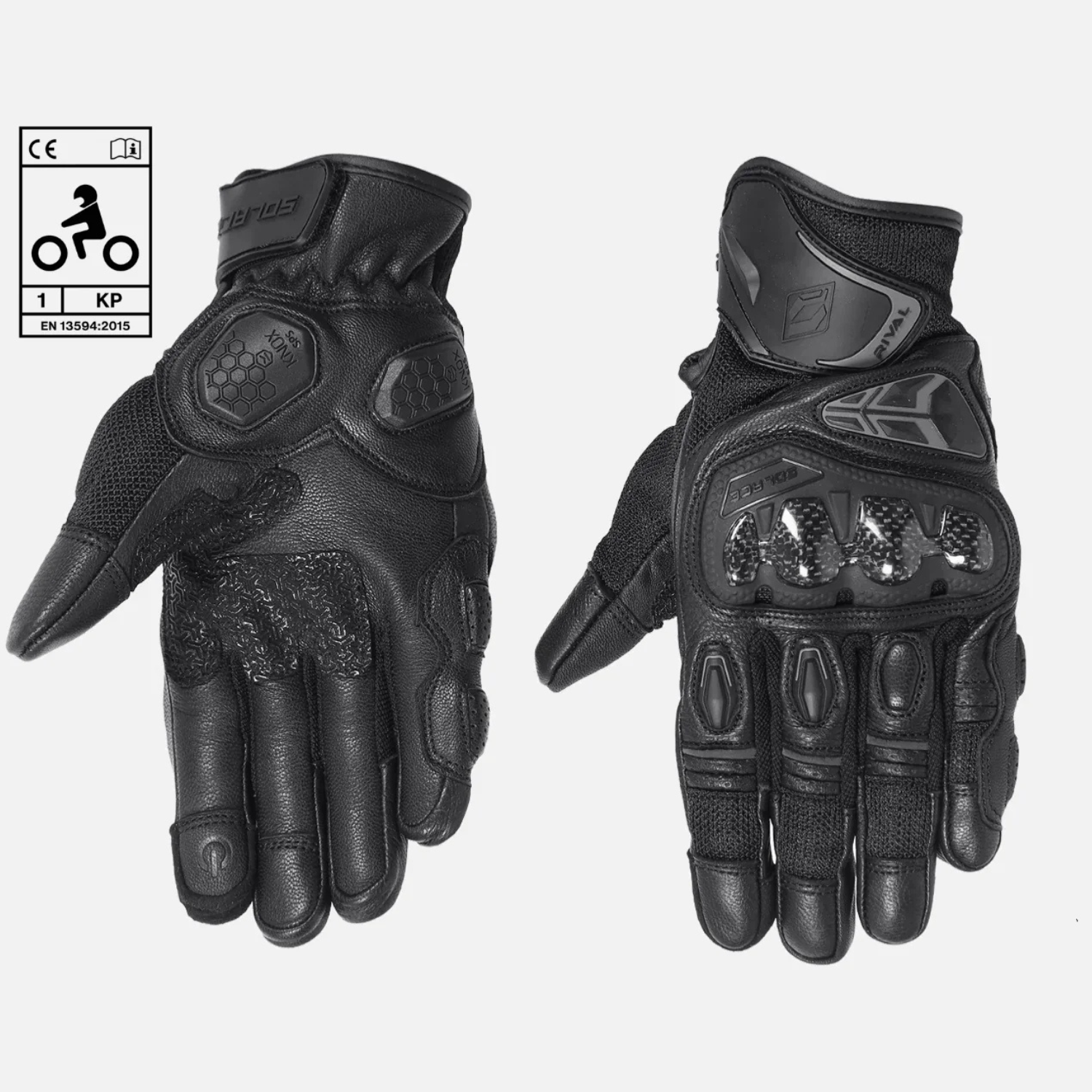 Solace Rival Carbon CE Gloves (Black)