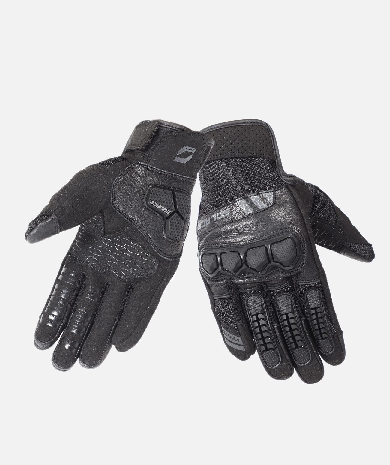 Solace VENTO Dualsport Gloves V2( Sable Black)
