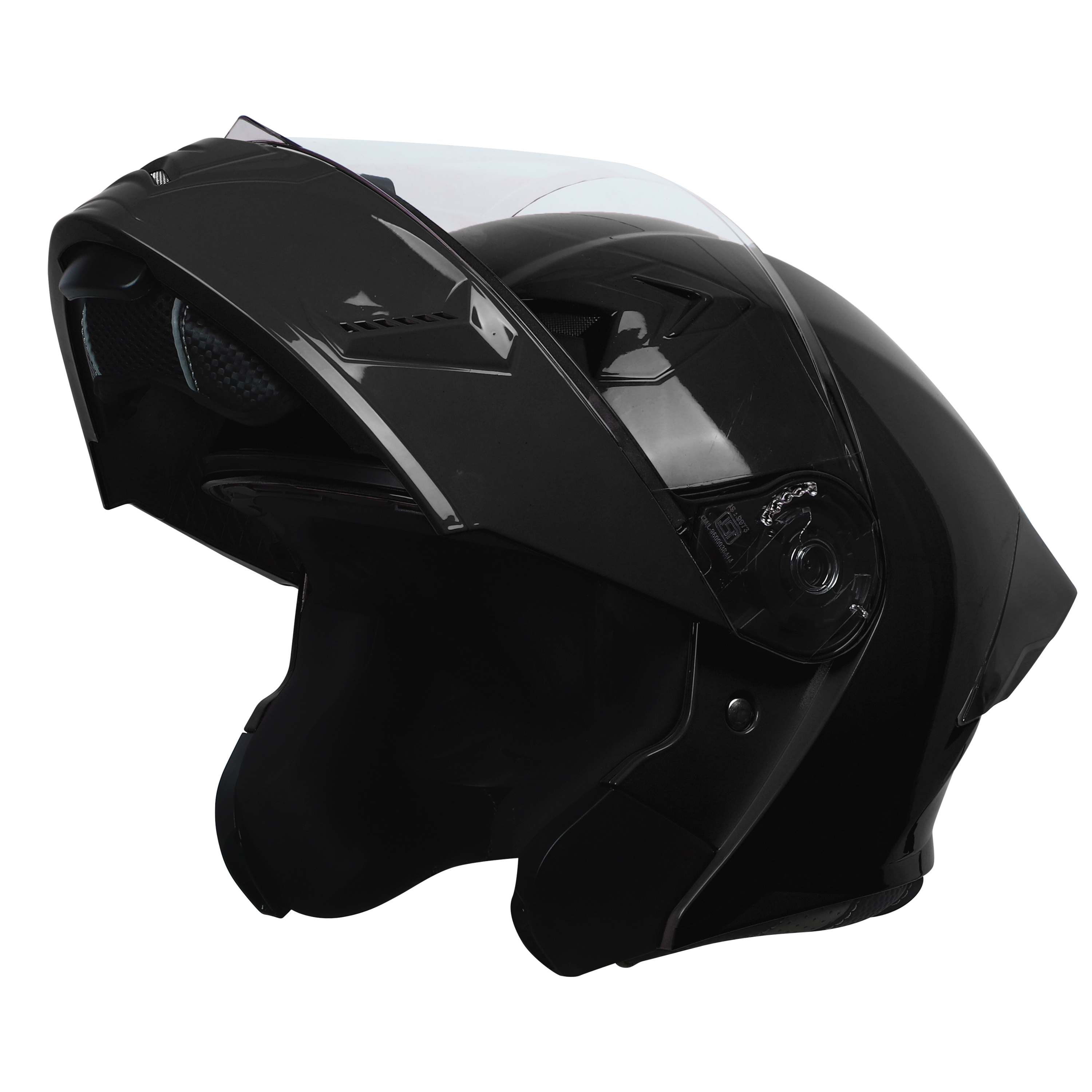 Steelbird SBA-20 7Wings ISI Certified Flip-Up Helmet With Black