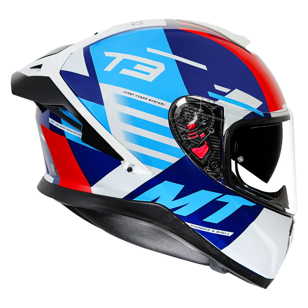 MT THUNDER3 PRO DEEP HELMET – BLUE – The Saddle Store